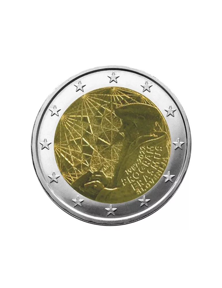 2 EURO COMMEMORATIVE 2022 : SLOVENIE (35 Ans du Programme Erasmus)
