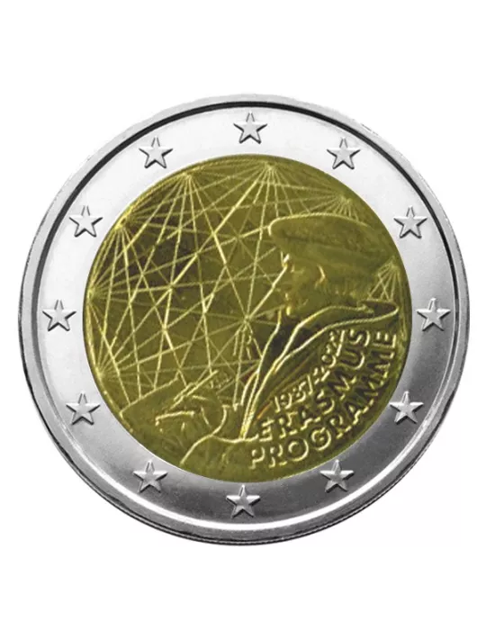 2 EURO COMMEMORATIVE 2022 : ITALIE (35 Ans du Programme Erasmus)