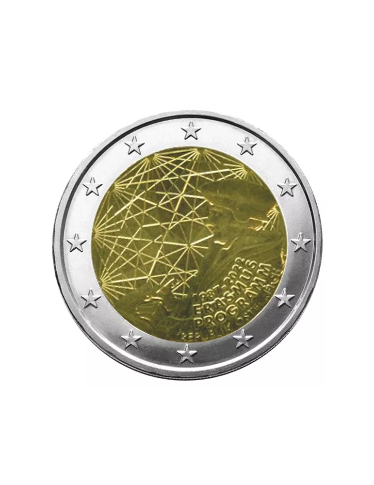 2 EURO COMMEMORATIVE 2022 : AUTRICHE (35 Ans du Programme Erasmus)