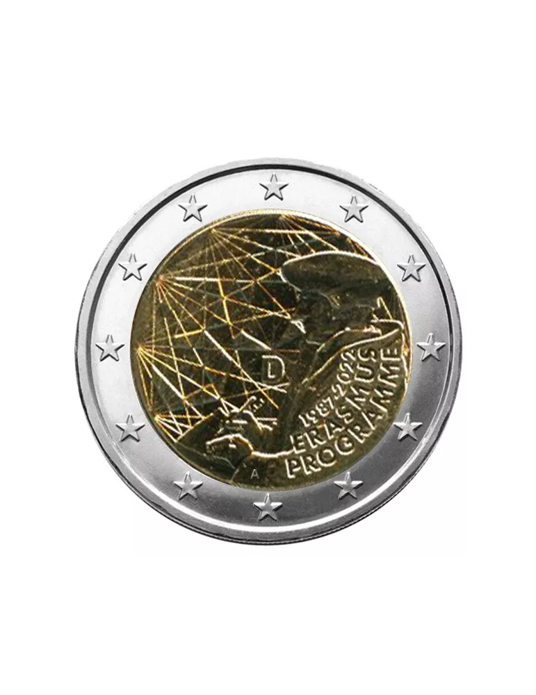 2 EURO COMMEMORATIVE 2022 : ALLEMAGNE (35 Ans du Programme Erasmus 5 pièces)