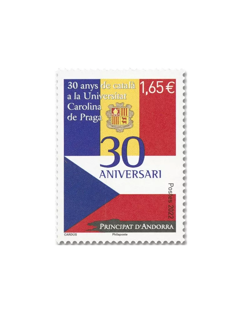 n° 873 - Timbre ANDORRE Poste