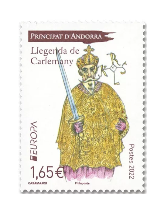 n° 874 - Timbre ANDORRE Poste