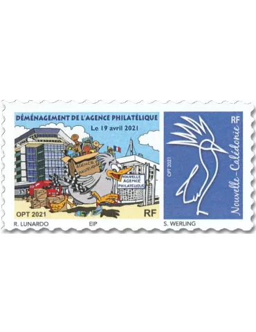 n° 1404B/1404C - Timbre Nelle Calédonie Poste 2