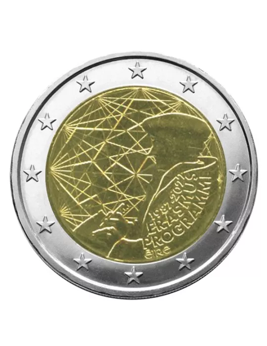 2 EURO COMMEMORATIVE 2022 : IRLANDE (35 Ans du Programme Erasmus)