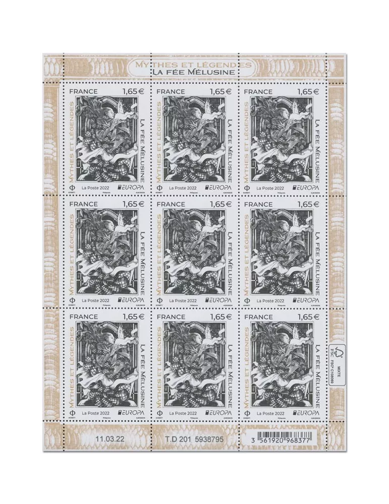 n° F59 - Timbre France Feuillets de France (n° 5573)