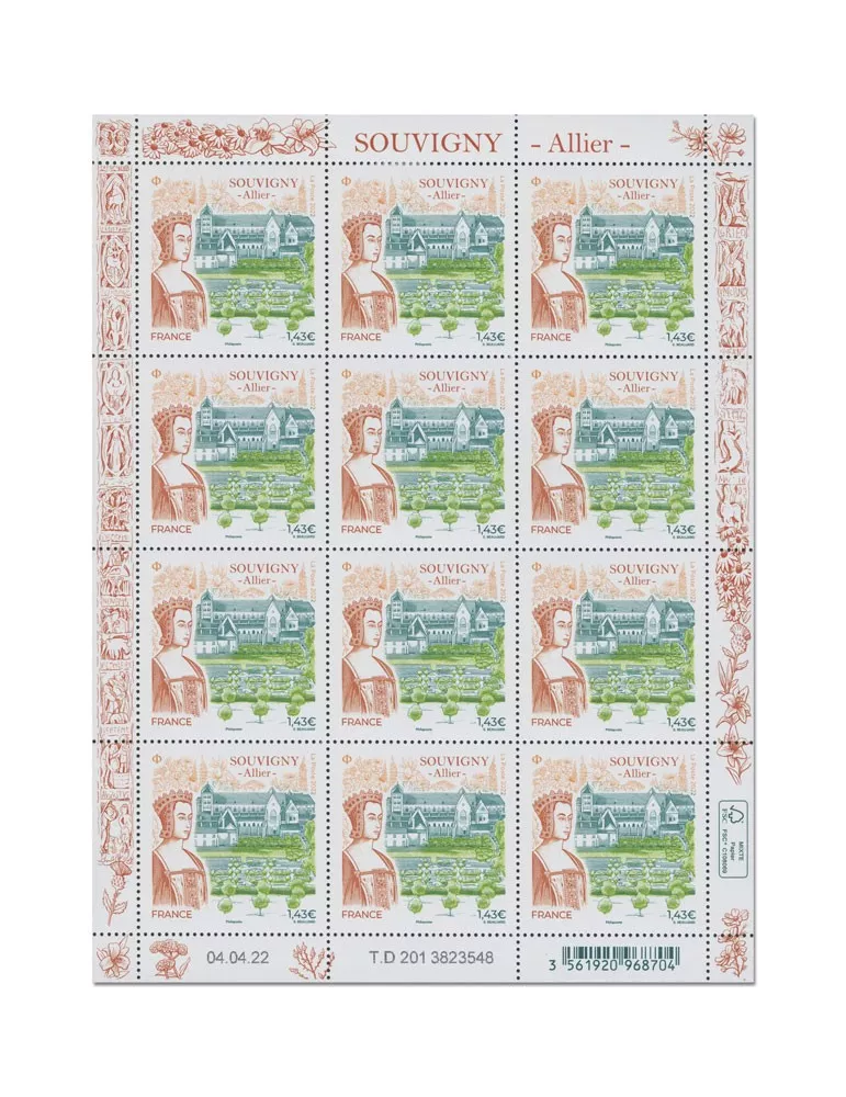 n° F61 - Timbre France Feuillets de France (n° 5575)