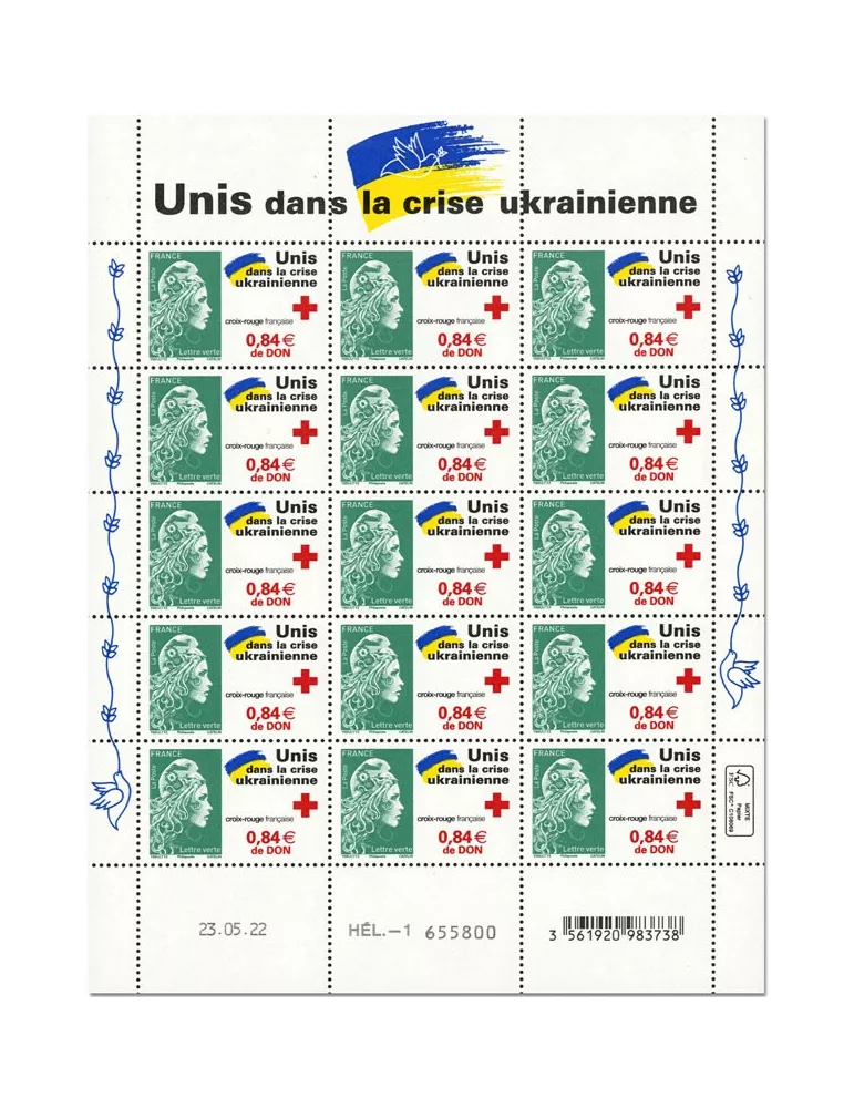 n° F69 - Timbre France Feuillets de France (n° 5594)