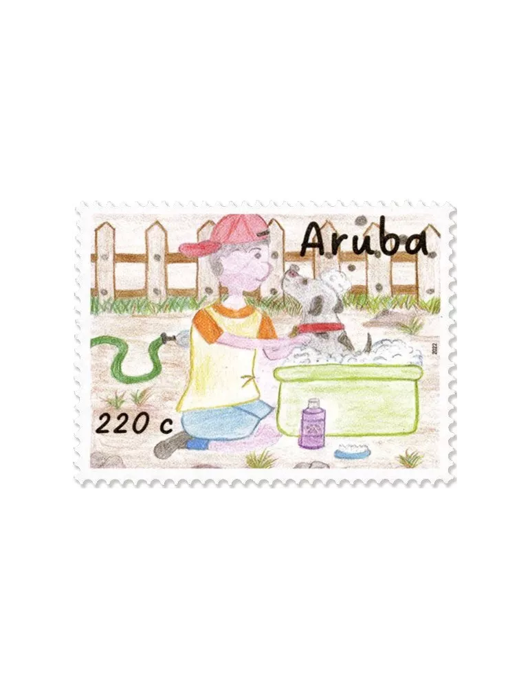 n° 1123/1126 - Timbre ARUBA Poste