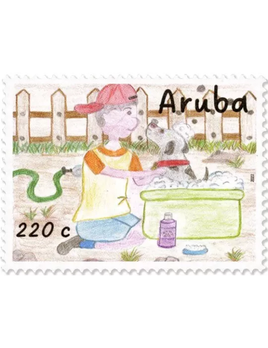 n° 1123/1126 - Timbre ARUBA Poste