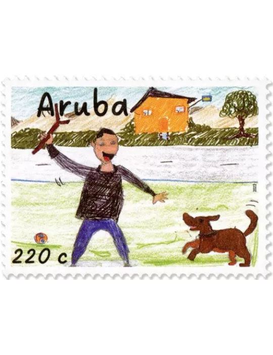 n° 1123/1126 - Timbre ARUBA Poste