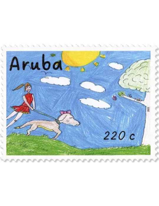 n° 1123/1126 - Timbre ARUBA Poste