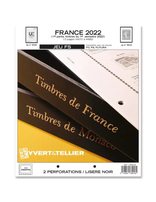 FRANCE FS : 2022 - 1ER SEMESTRE (JEUX SANS POCHETTES)