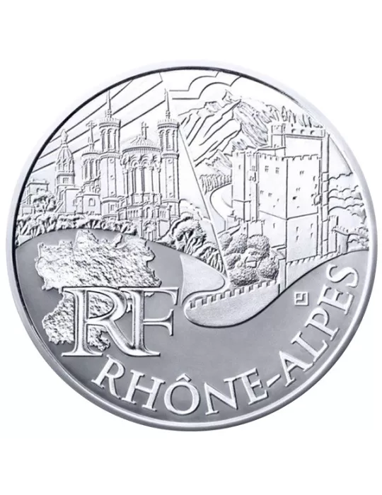 10€ DES REGIONS - Rhône-Alpes - 2011