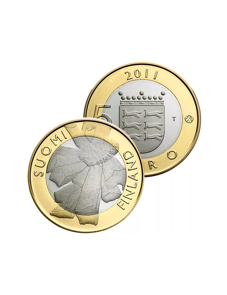 5€ COMMEMORATIF FINLANDE - OSTROBOTNIE - 2011