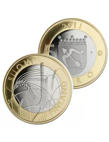 5€ COMMEMORATIF FINLANDE - SAVONIA - 2011