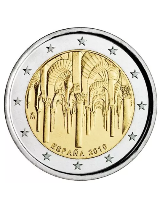 2 EURO COMMEMORATIVE 2010 : ESPAGNE (Le centre historique de Cordoue)