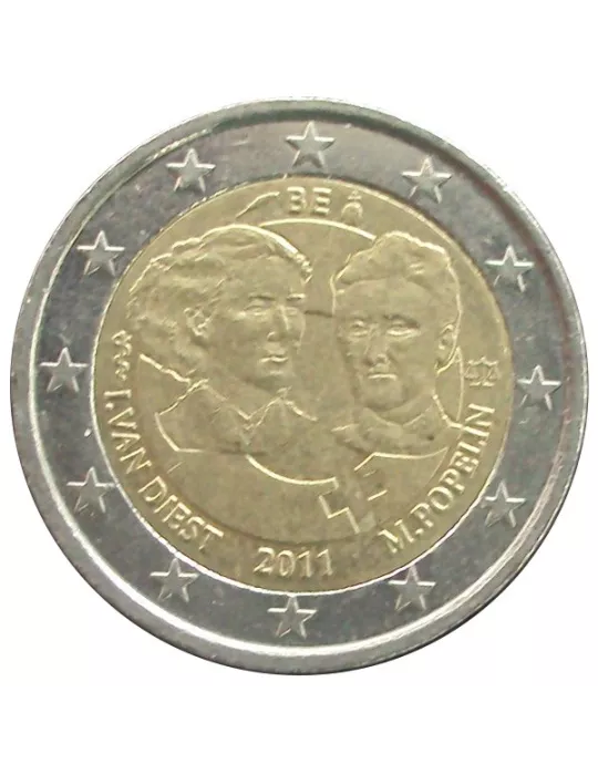 2 EURO COMMEMORATIVE 2011 : BELGIQUE (100 ans de la Journée internationale des droits de la femme)