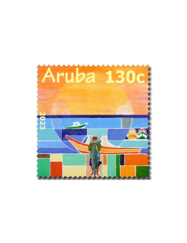 n° 1135/1138 - Timbre ARUBA Poste