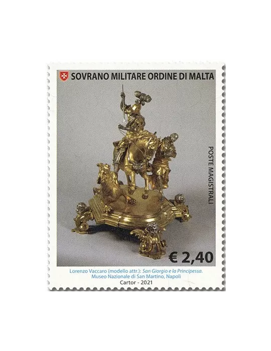 n° 1594/1598 - Timbre ORDRE de MALTE Poste