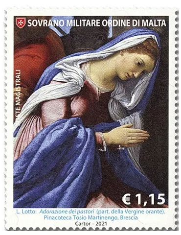 n° 1619/1620 - Timbre ORDRE de MALTE Poste