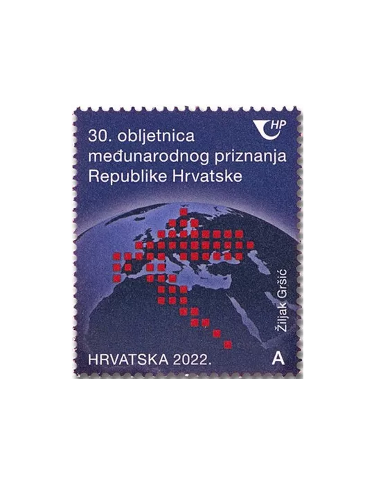 n° 1433 - Timbre CROATIE Poste
