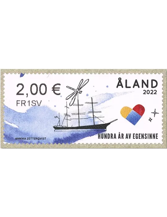 n° 43/46 - Timbre ALAND Timbres de distributeurs