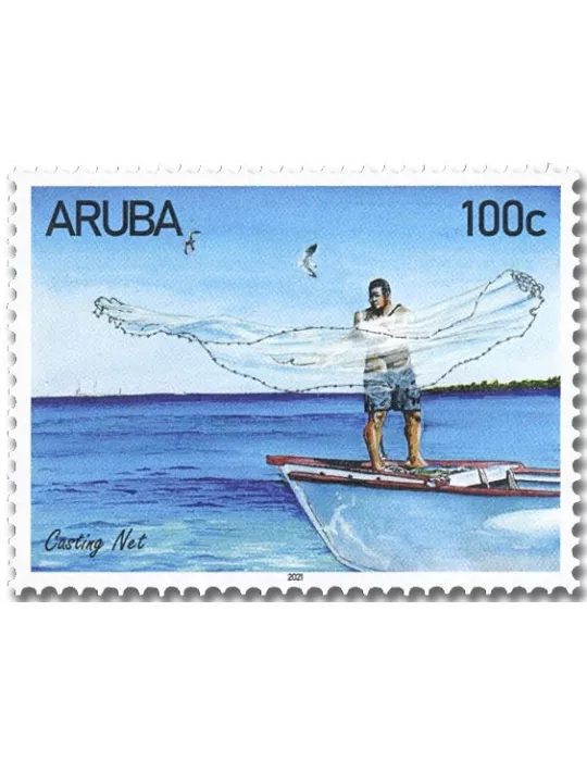 n° 1111/1114 - Timbre ARUBA Poste
