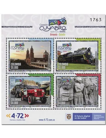 n° 2399/2402 - Timbre COLOMBIE Poste
