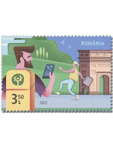 n° 6815/6818 - Timbre ROUMANIE Poste