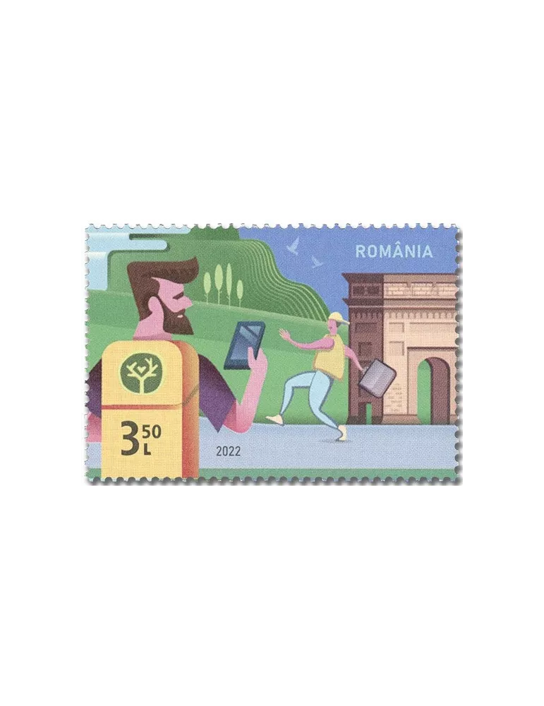 n° 6815/6818 - Timbre ROUMANIE Poste