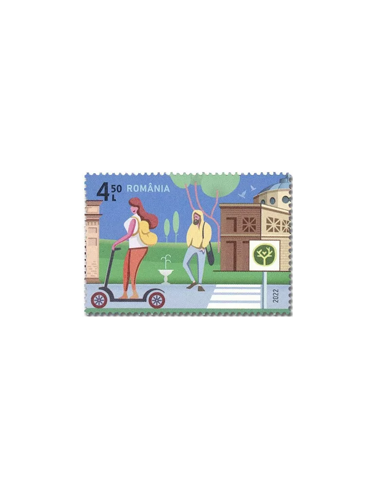 n° 6815/6818 - Timbre ROUMANIE Poste