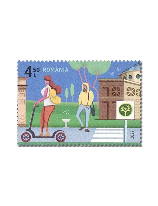 n° 6815/6818 - Timbre ROUMANIE Poste