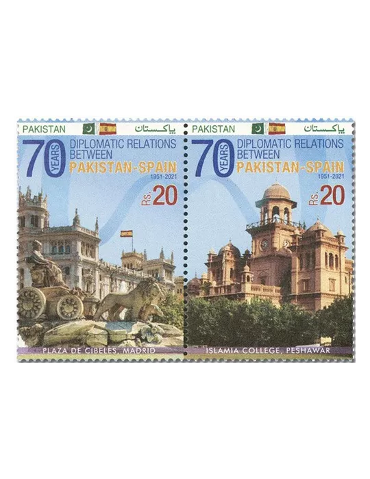 n° 1564/1565 - Timbre PAKISTAN Poste