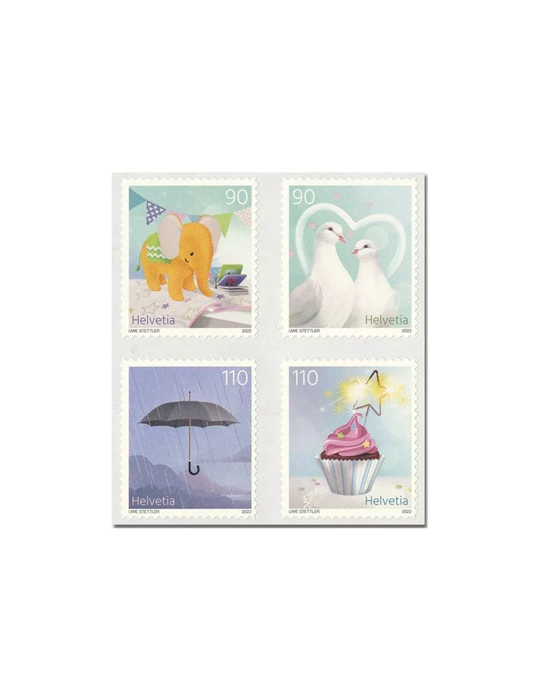 n° 2672/2675 - Timbre SUISSE Poste