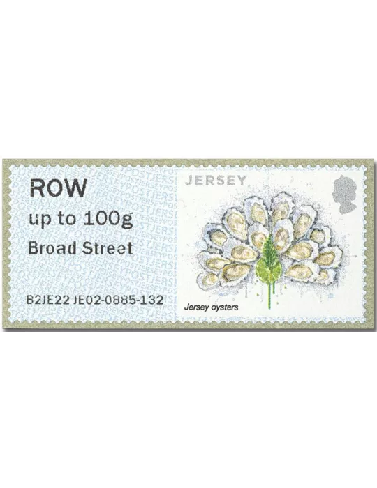 n° 65a/70a - Timbre JERSEY Timbres de distributeurs