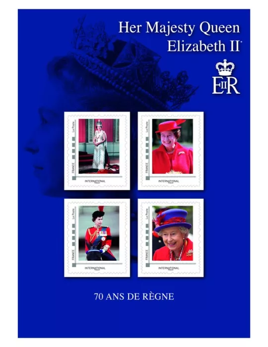 FRANCE : Collector Reine Elisabeth II