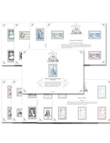 Blocs PATRIMOINE DE FRANCE EN TIMBRES (2022)