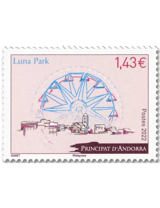 n° 878 - Timbre ANDORRE Poste