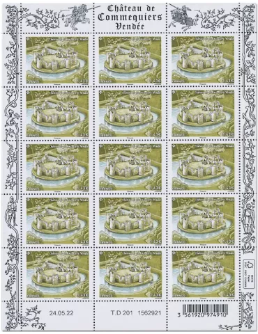 n° F73 - Timbre France Feuillets de France (n° 5614)