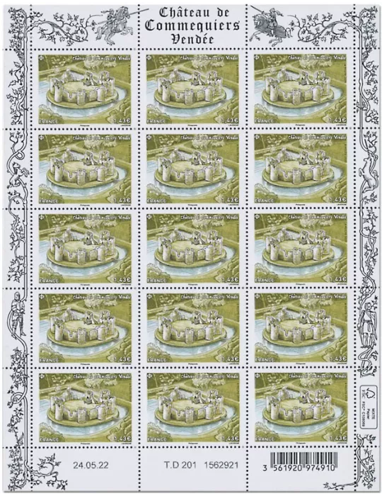 n° F73 - Timbre France Feuillets de France (n° 5614)
