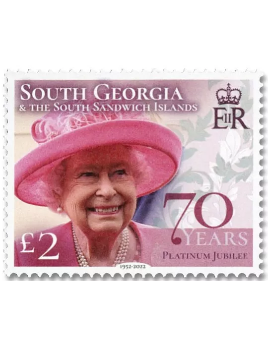 n° 784/785 - Timbre GEORGIE DU SUD Poste