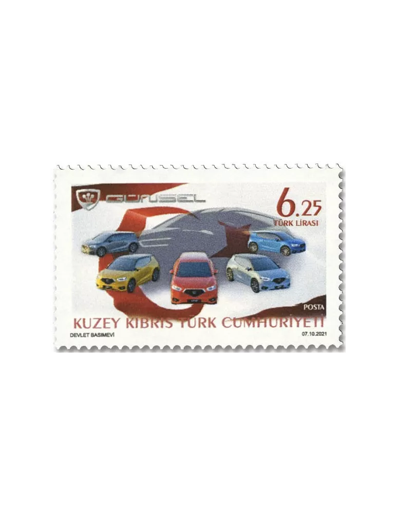 n° 827/828 - Timbre CHYPRE TURC Poste