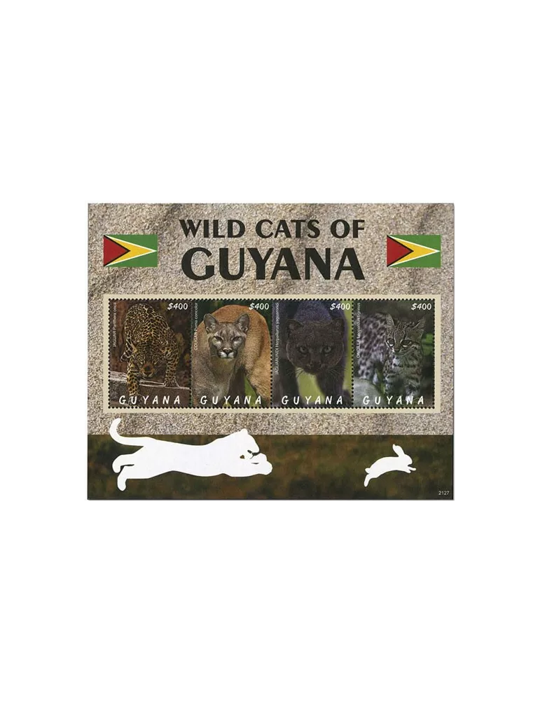 n° 7293/7296 - Timbre GUYANA Poste