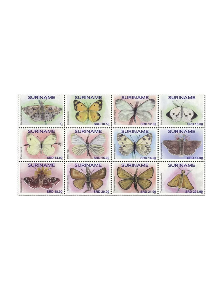 n° 3176/3187 - Timbre SURINAM Poste