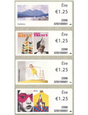 n° 135/138 + n° 139/142 - Timbre IRLANDE Timbres de distributeurs