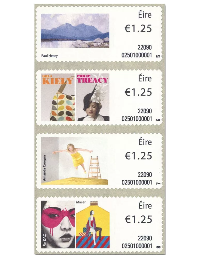 n° 135/138 + n° 139/142 - Timbre IRLANDE Timbres de distributeurs
