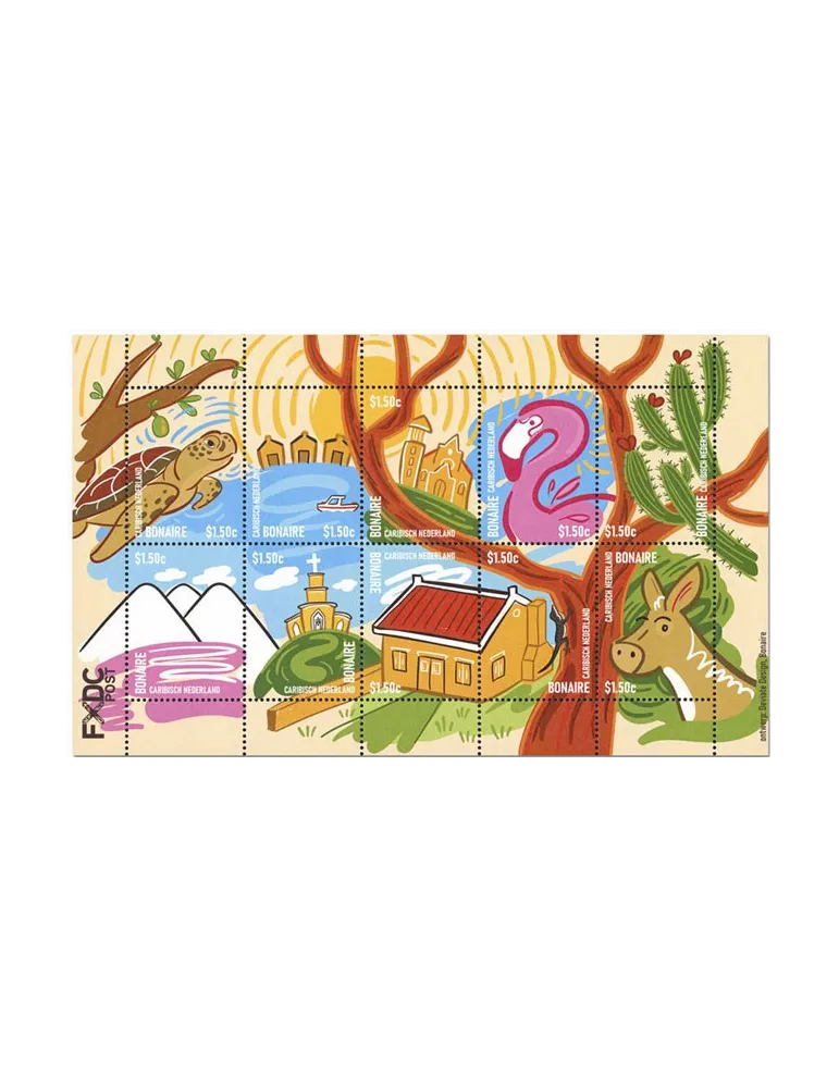 n° 237/246 - Timbre BONAIRE Poste