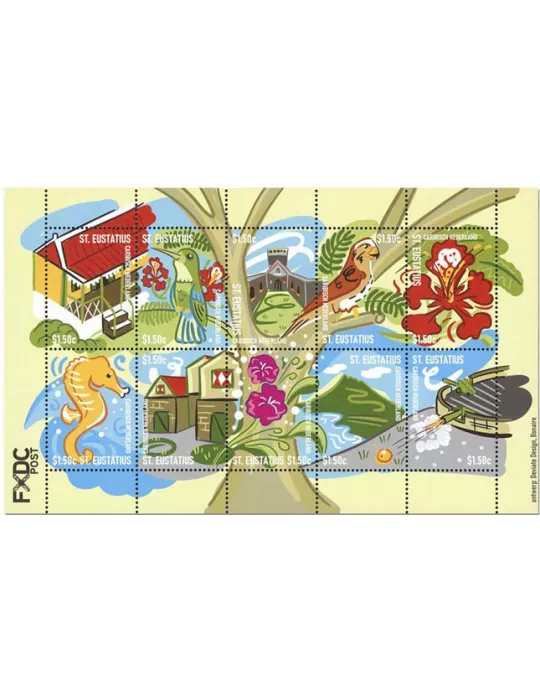 n° 209/218 - Timbre SAINT-EUSTACHE Poste