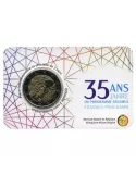 BU : 2 EURO COMMEMORATIVE 2022 COINCARD : BELGIQUE - 35 ANS DU PROG. ERASMUS (Version francophone)