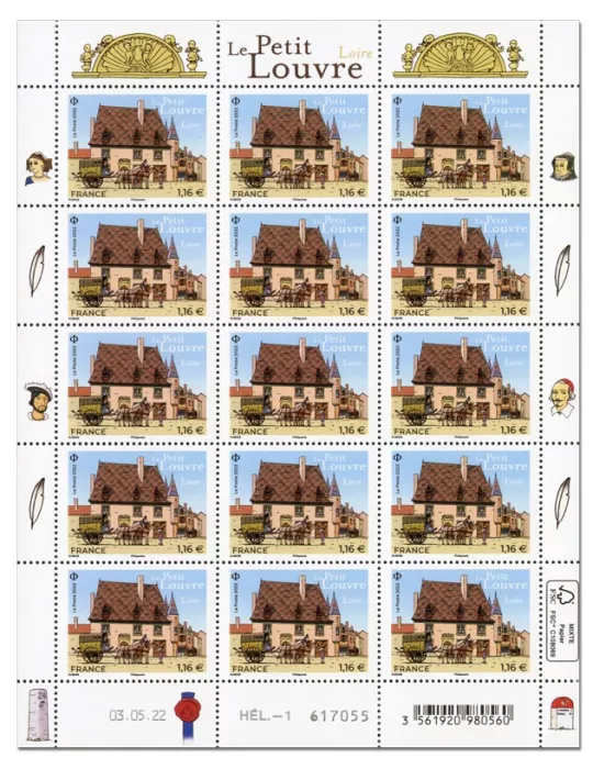 n° F76 - Timbre France Feuillets de France (n° 5617)